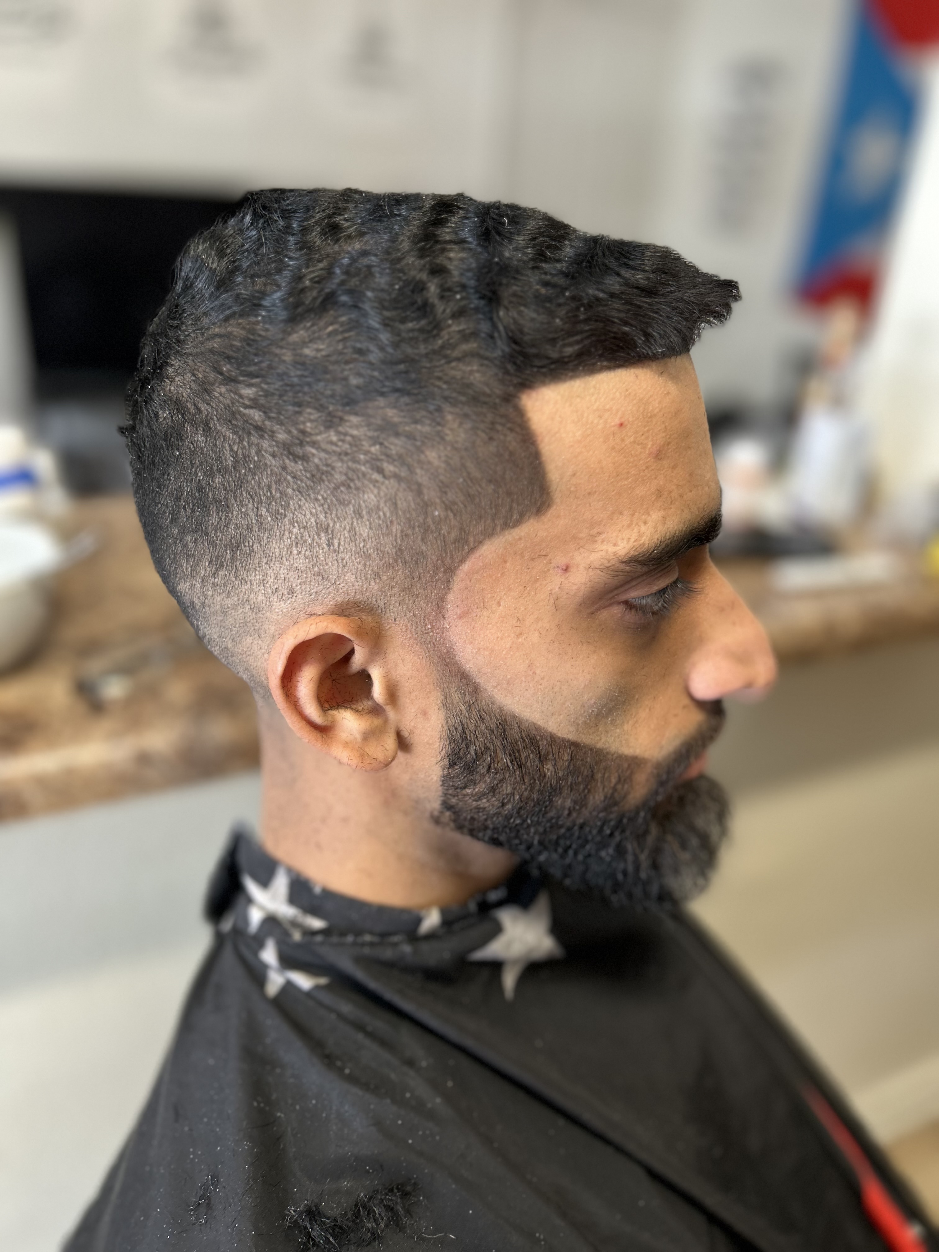 Precision haircut by Mujahid the Barber at Local Legend Barber Company — fresh cut #1